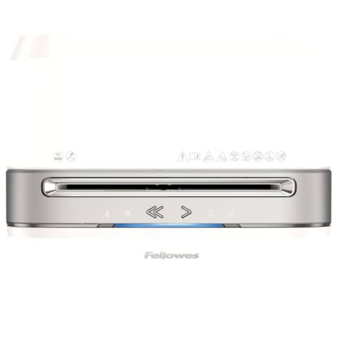 Distruggidocumenti uso moderato Fellowes LX201 - P-5 - 22 L - taglio a microframmenti 2x12 mm - bianco 5050101